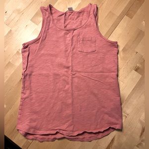 Crewcuts pink tank top 8-9